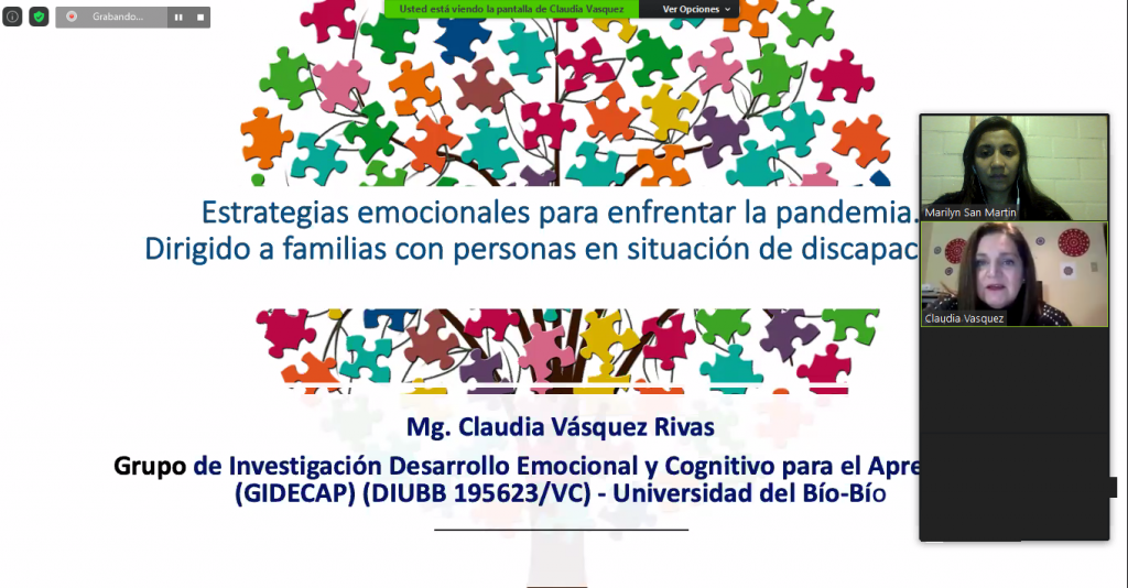Académica Facsa realizó taller para familias con integrantes en situación de discapacidad
