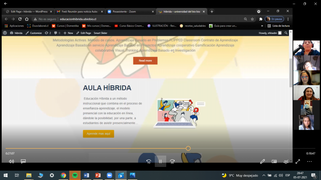 Cursos del ADPT abordan aspectos tecnológicos, pedagógicos y socioemocionales de la docencia híbrida