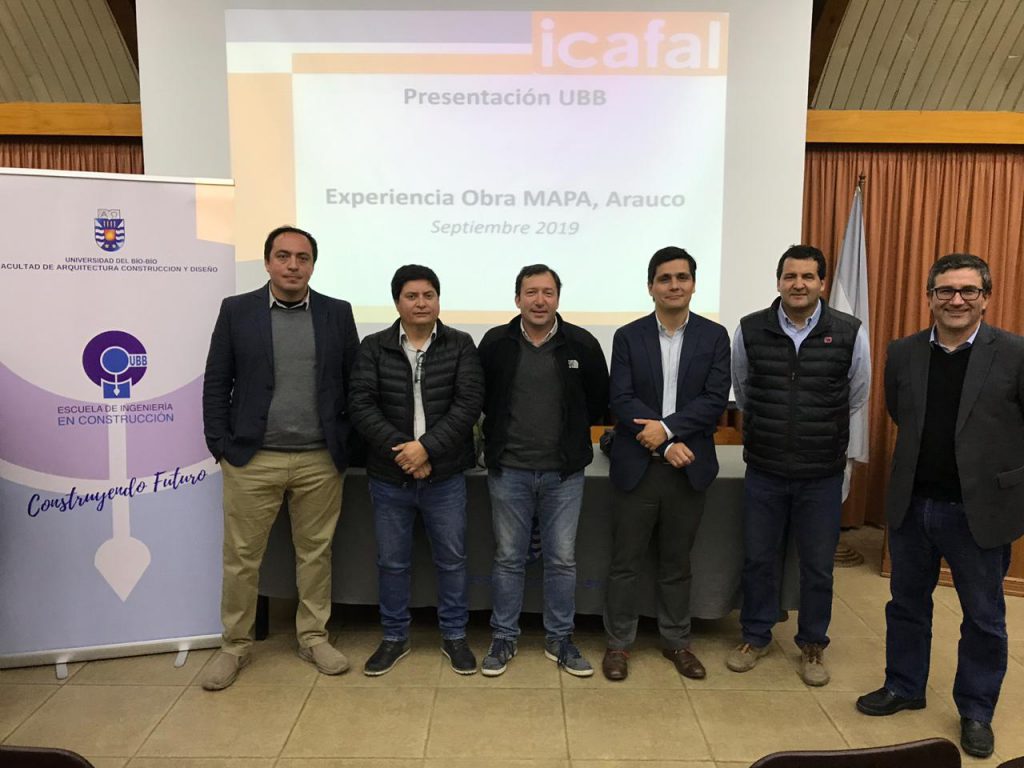 Escuela de Ingeniería en Construcción organizó charla sobre proyecto MAPA Arauco