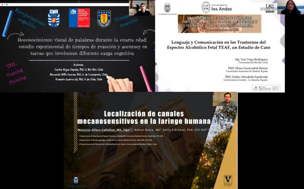 Académicos/as UBB participaron en el III Congreso de Fonoaudiólogos investigadores
