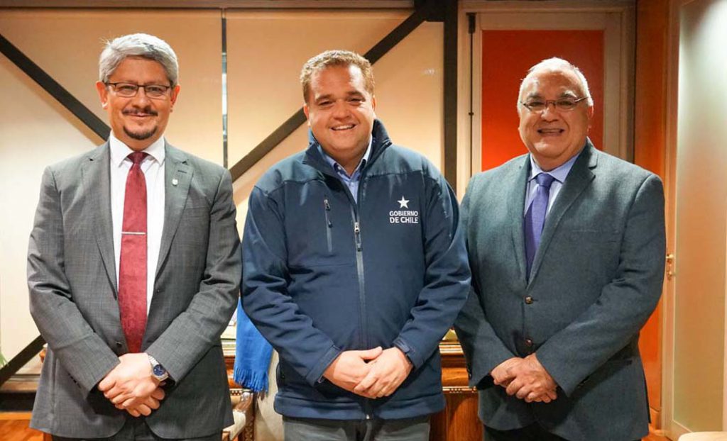 Autoridades superiores UBB se reunieron con el intendente del Biobío