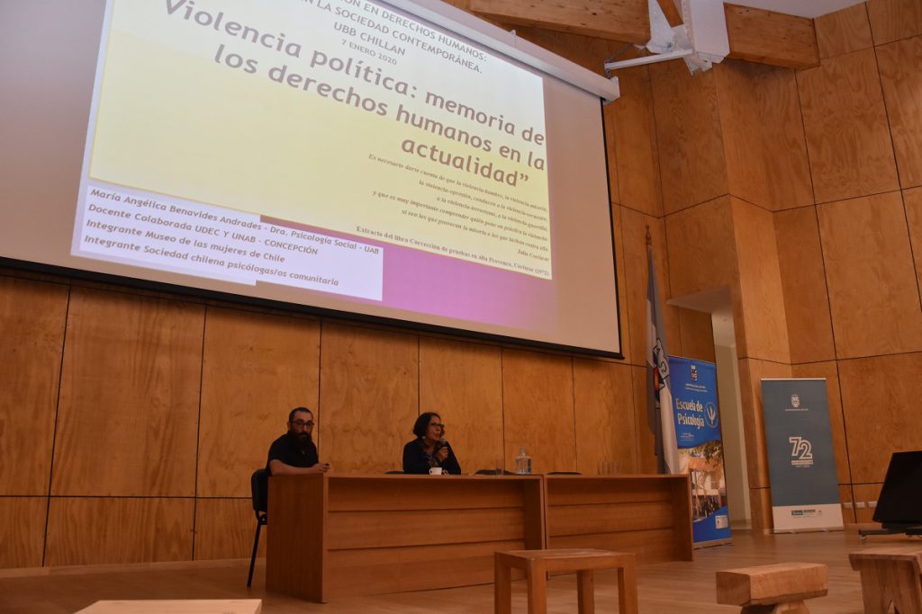 Psicología UBB realizó jornada de formación en derechos humanos