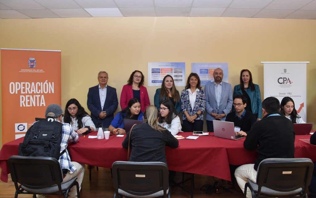 Estudiantes de CPA apoyan en la Operación Renta 2023 del Biobío y de Ñuble