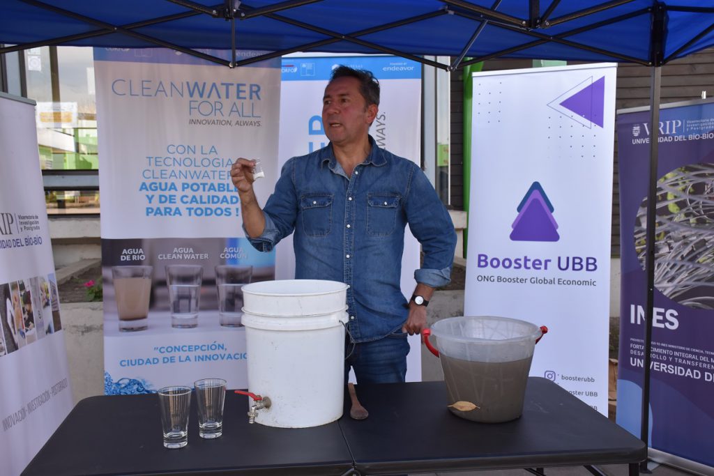 Ingeniero UBB idea sistema para potabilizar el agua de ríos y lagunas