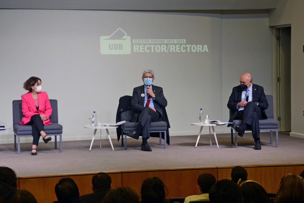 Postulantes a la Rectoría debatieron sobre temas de interés de la comunidad UBB