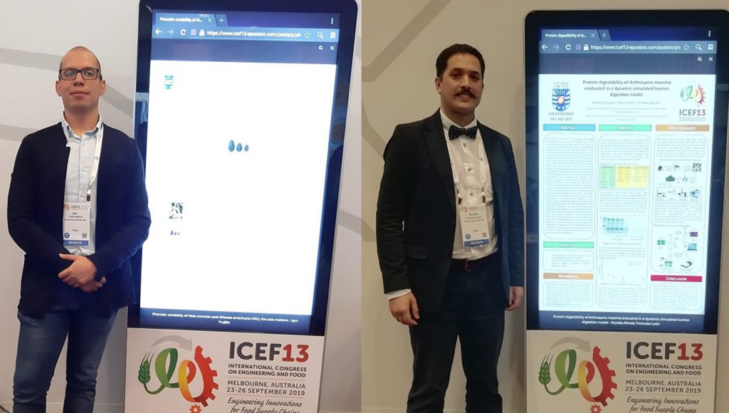 Estudiantes de Doctorado en Ingeniería de Alimentos expusieron en ICEF 2019