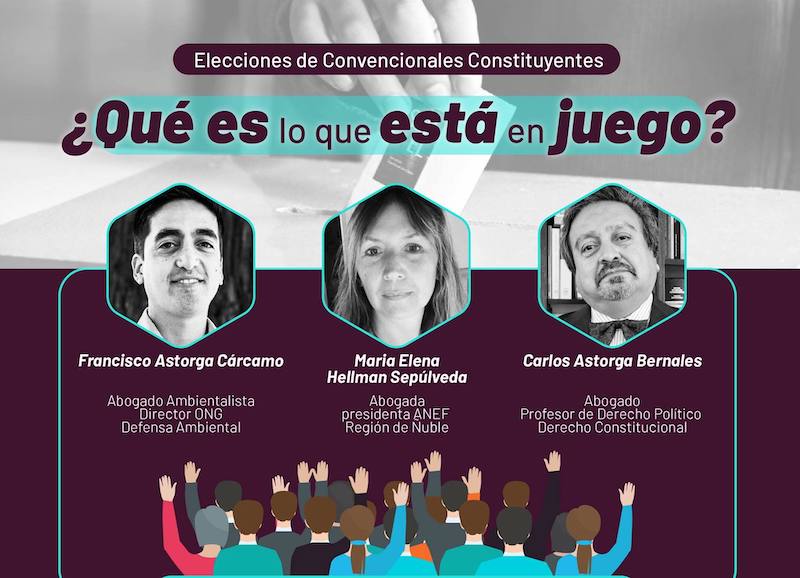 Facultad de Ciencias organizó conversatorio sobre la importancia del proceso constituyente