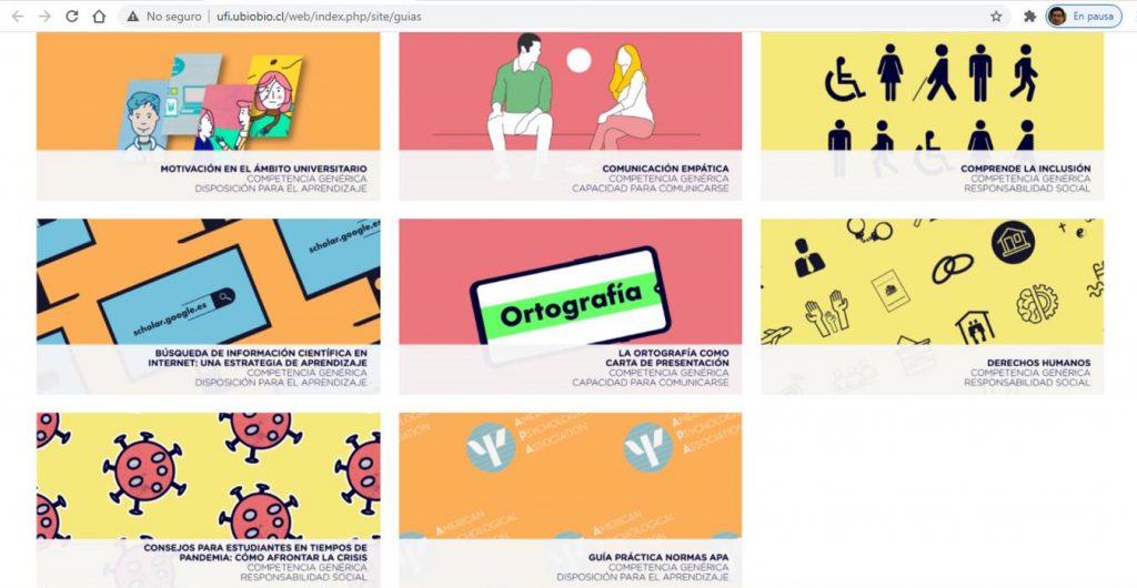 UFI aporta Guías de Aprendizaje Autónomo Digital a estudiantes UBB