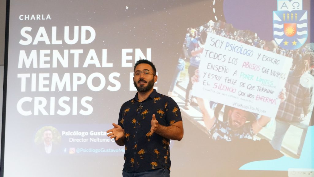 Psicólogo Gustavo Minder entregó claves sobre salud mental en tiempos de crisis