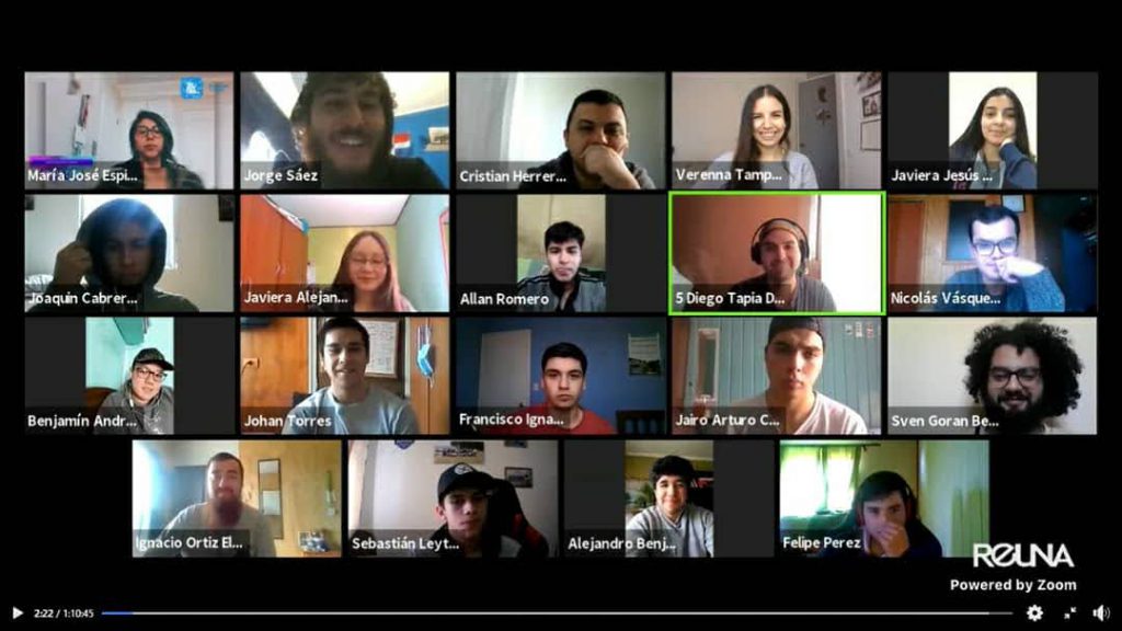Tercera inducción a distancia logró una fuerte vinculación con estudiantes UBB
