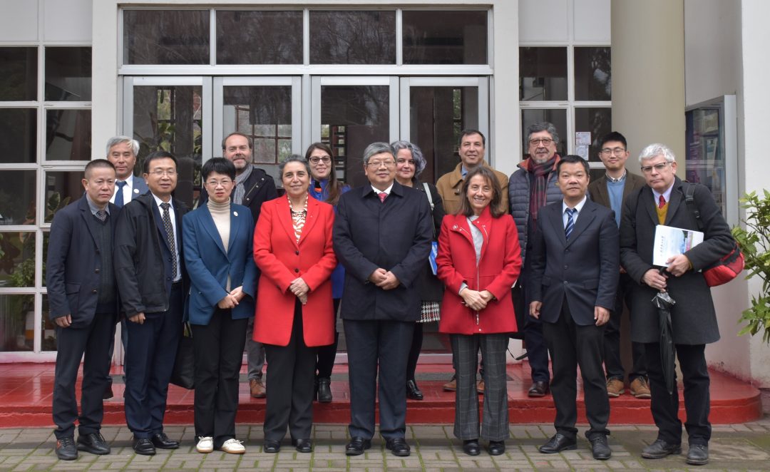 Delegación de la Universidad Politécnica de Wuhan-China visita la UBB para abrir espacios de colaboración mutua