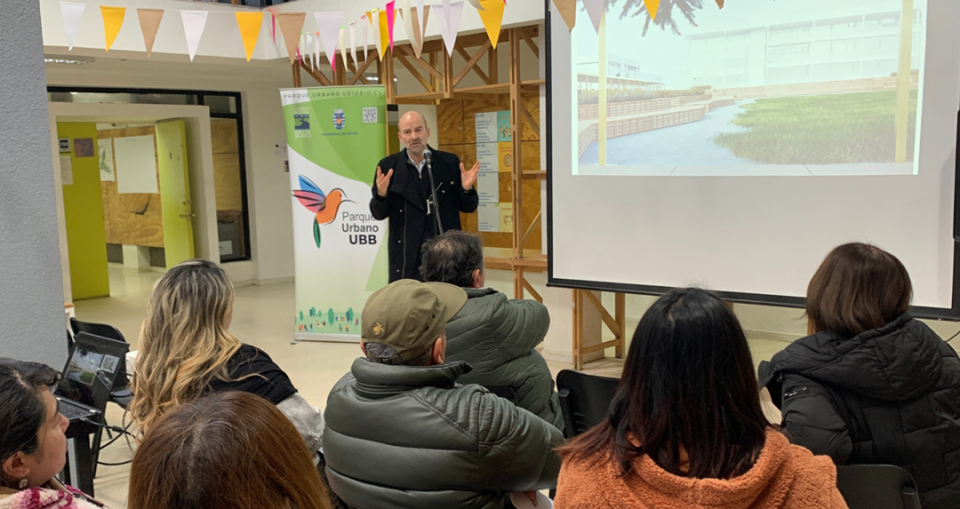 Comunidad cuatriestamental construye cultura sustentable para futuro Parque Urbano en la UBB