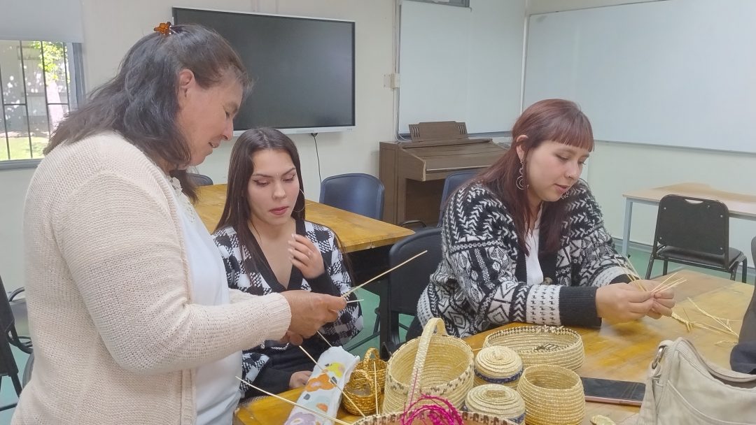Universidad del Bío-Bío ofreció talleres de cuelcha para sus estudiantes