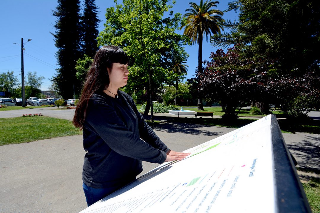 Accesos a los campus de la UBB cuentan con planos táctiles que aportan a la inclusión