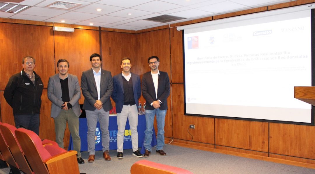 Seminario de cierre de proyecto Fondef presentó innovadores avances tecnológicos en pinturas para mitigar humedad