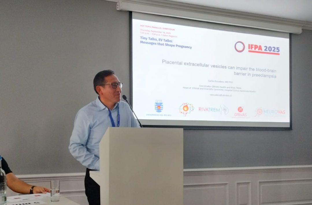 Académico UBB expone hallazgos en congresos mundiales de Argentina y Alemania sobre preeclampsia y salud materno infantil