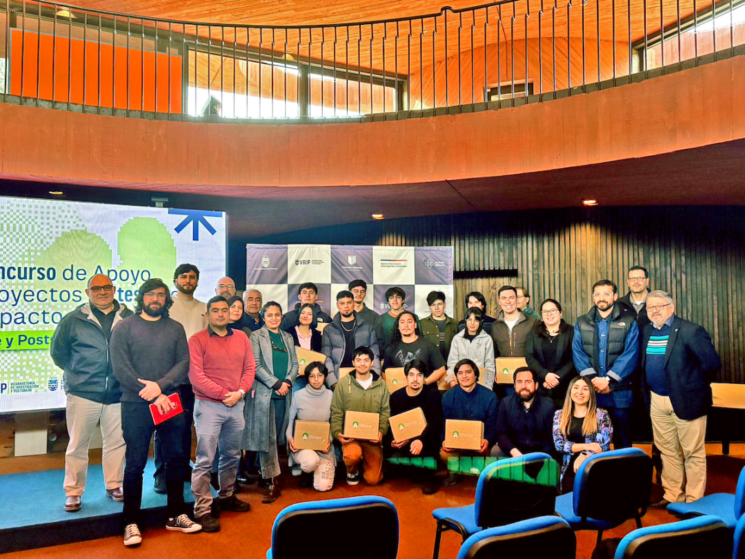 Universidad del Bío-Bío reconoce a adjudicados del Concurso Tesis con Impacto 2025-1