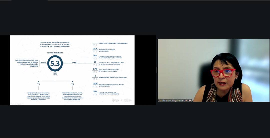 UBB realizó webinar para informar avances del Plan de Mejora en Investigación, Creación e Innovación