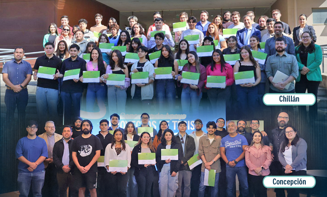 UBB reconoce a estudiantes que adjudican Concurso de Apoyo a Proyectos de Tesis con Impacto en I+D+i+e