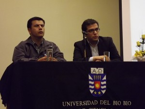 Eduardo Seguel, de Sercotec y Fernando Valencia, de Gendarmería de Chile. 